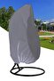 Gray Cocoon Waterproof Hazelnut Macrame Hammock - Garden Balcony Protection Cover - 3