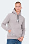 Ophir I Men's Hooded Pocket Stone Gray Sweatshirt - 3