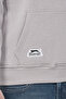 Ophir I Men's Hooded Pocket Stone Gray Sweatshirt - 5