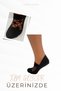 Quality Micro Combed Cotton Tulle Ballerina Booties Socks (3 Pairs) Patterned Short Socks for Women and Children - 3