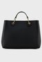 Women's Comfortable Black-gold Shoulder Bag with Brand Logo Y3d165 Yfo5b-85218 - 4