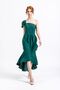 Women's Emerald Front and Back Detail Underwire Evening Dress 1834 - 6
