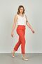 Women's Ankle Length Double Pocket Narrow Fit Pants 7001 Coral