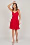 Women's Chiffon Short Evening Dress 5922025 Red - 4