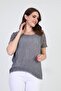 Women's Shoulder Lace Detailed Blouse 5010062 Anthracite