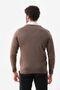 سترة صوفية للرجال برقبة على شكل حرف V 5000 A. Brown - 4
