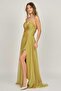 Women's Strapless Long Evening Dress 5438019 Gold - 7