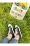 Black Adult Linen Sneaker