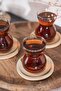 Dantel 12 Piece Round Bamboo Base Tea Set - 5