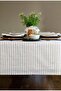 100% Cotton Yarn Dyed Striped Tablecloth 160x220 cm Kitchen Living Room Tablecloth - 4