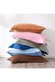 Soft Textured Skin-Friendly 100% Cotton Pink Flounce Edged Pillowcase 50X70Cm 2 Pieces Decorative - 4