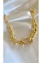 Gold Stone Tiffany Bracelet