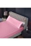 Silk Textured Cotton Satin Long Pillowcase 50X135Cm Pink Color Maternity Skin-Friendly Support Case - 2