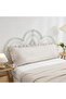 100% Cotton Ruffled Long Pillowcase 50X135 cm Beige Color Antiallergic Maternity Pillowcase