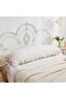 100% Cotton Ruffled Long Pillowcase 50X135 cm Beige Color Antiallergic Maternity Pillowcase - 3