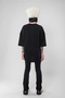 Black Basic Oversized Unisex Tshirt - 2