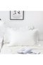 100% Cotton White Ruffle Border Decor 50x70 Cm 2 Pillow Cases