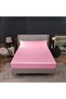 Silk Textured Cotton Satin Long Pillowcase 50X135Cm Pink Color Maternity Skin-Friendly Support Case - 6
