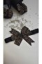 BilgeTrend Lace-Up Baby Booties and Bandana Set, Eyelet Embroidery Patterned Shoe and Bandana Set B888 - 3