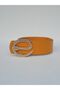 Women's Mustard Yellow Belt with Snake Buckle, Gold Buckle Jean Belt, Jacket Belt, Trouser Belt