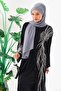Quality Luxury Abaya Dubai Silk Fabric Hand Embroidered Lace Arabic Exclusive Feraje Abaya