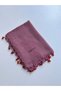 Handmade Cherry Embroidery Writing Edge Beaded Cheesecloth Yemeni - 2