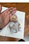 Cute Plush Teddy Bear Keychain Bag and Wallet Accessory Gift - 5