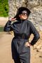 Ats Moda Elastic Waist Hijab Top Swimsuit Single Top