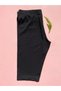 Women's Cotton Stretch Fabric (1 pair long, 1 pair knee-high) Black - 2
