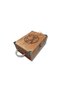 Lotus Flower Embossed Wooden Box 27X19X9.5 cm Padlock Gift - 3
