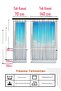 مزهرية بوهيمية كريمية وبنية وستارة خلفية مطبوعة بنمط عرقي على شكل ورقة شجر (جنحة واحدة) - 2