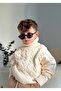New-unisex (1-5 Years) Polarized Black Children's Sunglasses - 3