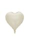 Foil Balloon Heart Red 18 Inch 45CM BEIGE - CREAM - CHOCOLATE