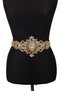 Elegant and Stylish Bridal Belt, Special Kaftan Belt for Henna Night, Gold - 2