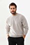 Sanfa Men's Crew Neck Pure Wool Sweater 4114 Gray - 3