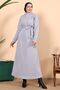 Benna Hooded Dress 692 - Gray