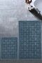 Natural Cotton 2-Piece Bath Mat Set Bath Rug Anthracite - 3