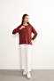 Women's Lycra Mid-Age and Above Four Seasons Tile Mom Combed Cotton Blouse with Button Pattern and Elastic Sleeves - 2