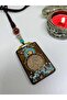Ethnic Authentic Bohemian Necklace with Blue Stone Shiva Figure