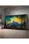 The Rise of the Mountain through the Trees Decorative Canvas Art - 3