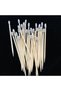 No:12 - 100 Pieces Decorative Silver Color Beaded Stylish Cocktail Toothpicks