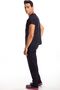 Surgical Doctor Nurse Scrubs Men's Navy Blue Suit - 4
