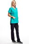 Surgical Doctor Nurse Uniform Benetton Green Top Navy Blue Bottom Scrubs Set