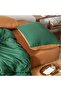 Duvet Cover Set Double 160X200 cm 100% Organic Cotton Fitted Sheet Soft Double Sided - 5