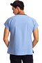 Surgical Doctor Nurse Scrubs Light Blue Jersey Single Top - 4