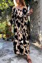 Women's Black Elastic Waist Belted Off-Shoulder Long Dress Bst-3628Black - 3