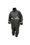 Motorcycle Raincoat PVC Seamless Top and Bottom Set Black-fluo - 2
