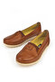 , Women's Genuine Leather Casual Shoes 1411022Z7341 Tan - 5