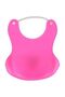 Children's Baby Bib Spill Prevention Bendable Pink Baby Bib Silicone - 2