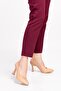 Women's Nut Skin Goblet Heel Pointed Toe Stiletto 8 Cm - 4